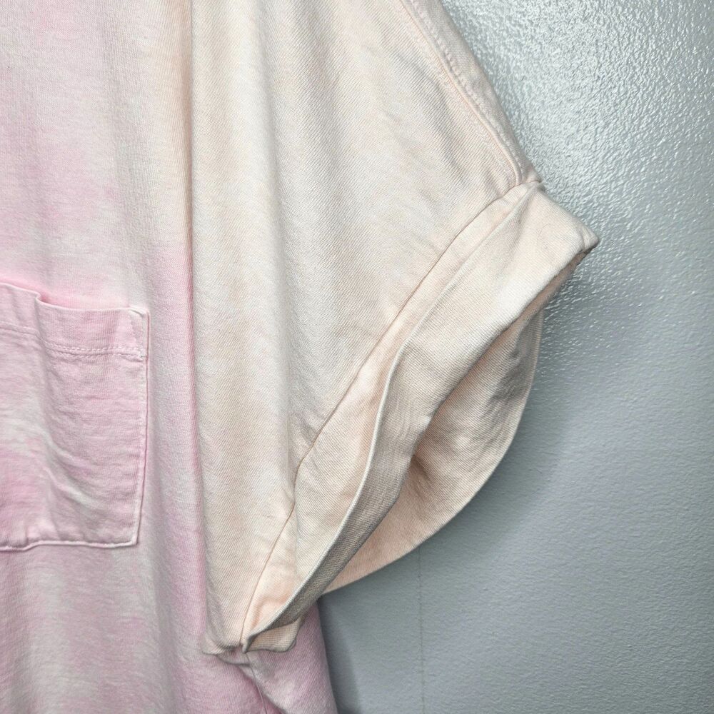 GAP Women's T-Shirt Dress XL Tie-Dye Cotton Jersey Short Sleeve Casual Pullover - Picture 4 of 8